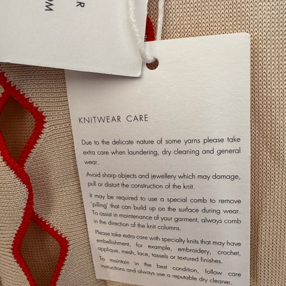 Zimmermann Beige and Red Midi Dress - Picture 9 of 9